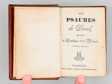 Les Psaumes de David, suivis de Cantiques et de Prières.. COLLECTIF