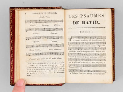 Les Psaumes de David, suivis de Cantiques et de Prières.