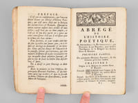 Abrégé de l'histoire poétique, ou Introduction à la Mythologie, par Demandes & par Réponses, pour faciliter l'intelligence de la Religion des Anciens Grecs & Romains