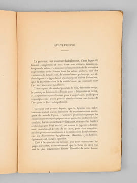 La déesse nue babylonienne. Étude d'iconographie comparée. CONTENAU, G.