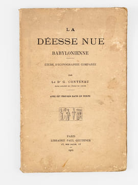 La déesse nue babylonienne. Étude d'iconographie comparée. CONTENAU, G.
