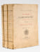 Ville de Bordeaux. Un si&egrave;cle d'Administration. Finances et Octroi. 1800- 1900 (3 Tomes - Complet). Tome I : Finance ; Tome II : Octroi ; Tome 3 : ...