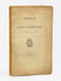 Notice sur un curieux manuscrit rapport&eacute; de l'Inde [ Edition originale ]. DUCOM, D. ; [ FAVRE, Abb&eacute; ]