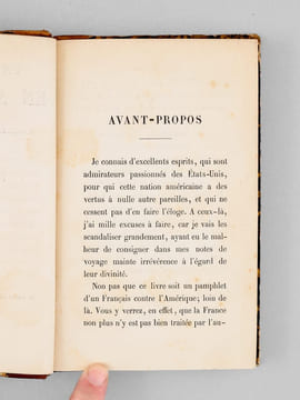 Un Français en Amérique. Yankees, Indiens, Mormons [ Edition originale ]. TOUTAIN, Paul