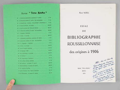 Essai de bibliographie roussillonnaise des origines à 1906 [ Avec : ] Essai de bibliographie roussillonnaise 1906-1940 et 1940-1960 [ Avec : ] Essai ...