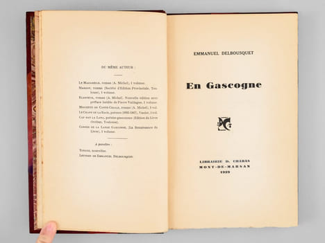 En Gascogne [ Edition originale ]. DELBOUSQUET, Emmanuel