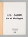 Les Cadier. Foi et Montagne. MARIN, Anne-Catherine