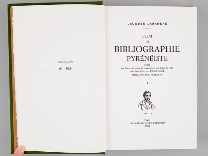 Essai de Bibliographie Pyrénéiste (2 Tomes - Complet) [ Edition originale ] Suivi des Index des noms de personnes et des noms de lieux cités dans l'ouvrage d'Henri Béraldi
