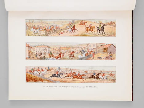 Versteigerungskatalog Nr. CXXXVII. Jagd. Bezüglich: I. Originalhandzeichnungen des 16.–19. Jahrhunderts. II. Persische Miniaturen des 16.–18. ...