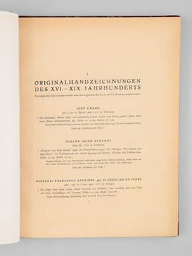 Versteigerungskatalog Nr. CXXXVII. Jagd. Bezüglich: I. Originalhandzeichnungen des 16.–19. Jahrhunderts. II. Persische Miniaturen des 16.–18. ...