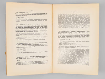 Essai d'une bibliographie de Bayonne et de ses environs (1550-1920)