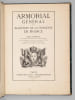 Armorial g&eacute;n&eacute;ral ou Registres de la Noblesse de France. Tables G&eacute;n&eacute;rales. D'HOZIER, Louis-Pierre ; SERIGNY, D'HOZIER DE