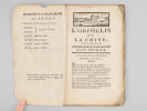 L'Orphelin de la Chine, trag&eacute;die. VOLTAIRE, Fran&ccedil;ois-Marie Arouet