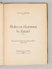 Moha ou Hammou le Za&iuml;ani. Un royaume berb&egrave;re contemporain au Maroc (1877-1921). BERGER, Fran&ccedil;ois