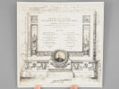 Menu de l'Association amicale des anciens &eacute;l&egrave;ves de Saint-Joseph [ P&eacute;rigueux ] Banquet du 31 mai 1913 Cinquantenaire sacerdotal de Mr le chanoine ...