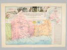 Carte du Dahomey. Dress&eacute;e par J. Hansen avec notice explicative. Dessins et vues d'apr&egrave;s nature.. HANSEN, J.