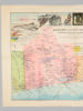 Carte du Dahomey. Dress&eacute;e par J. Hansen avec notice explicative. Dessins et vues d'apr&egrave;s nature.. HANSEN, J.