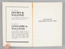 Les Wallons, fondateurs de New York. GOFFIN, Robert