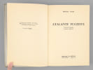 Atalante fugitive. MAIER, Michael ; (PERROT, Etienne)
