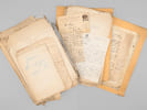 [ Remarquable dossier de travail d'Emmanuel R&eacute;gis sur la Psychiatrie des R&eacute;gicides : manuscrits autographes et correspondance scientifique ...