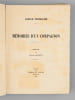 M&eacute;moires d'un compagnon. PERDIGUIER, Agricol (1805-1875) ; (HALEVY, Daniel)
