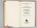 De l'examen du magn&eacute;tisme animal. Rapport des commissaires. Doutes d'un provincial.. BAILLY, Jean-Sylvain ; FRANKLIN, Benjamin ; SERVAN, Joseph ; ...
