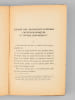 De la cryptographie. Etude sur les &eacute;critures secr&egrave;tes. LANGIE, Andr&eacute;