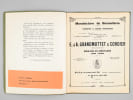 Manufacture de boissellerie E. & A. Grandmottet & Cordier Successeurs. Tournerie et scierie m&eacute;caniques. Moirans-en-Montagne (Jura) Prix-Courants n&deg; ...