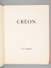 Cr&eacute;on [ Edition originale - Livre d&eacute;dicac&eacute; par l'auteur ]. JOSSO, C.P. ; [ JOSSO, Camille-Paul ]