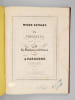 Mezzo-soprano. 25 vocalises et 25 exercices d&eacute;di&eacute;s &agrave; S.A.R. Madame la Duchesse d'Orl&eacute;ans. PANSERON, Auguste
