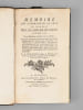 M&eacute;moire qui a remport&eacute; le prix au jugement de l'Acad&eacute;mie de Dijon le 18 ao&ucirc;t 1776 Sur la question propos&eacute;e en ces termes : D&eacute;terminer quelles sont les ...