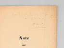 Note sur l'identification des suspects [ Livre d&eacute;dicac&eacute; par l'auteur ]. LOCARD, Dr. Edmond (1877-1966)