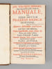 Manuale, sive Vade mecum praxeos medicae modernae, pro memoria sublevanda conscriptum. JUNGKEN, Johann Helfrich
