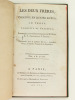 Les Deux Frères, Comédie en quatre Actes, en prose, traduite de Kotzebue, Et arrangée pour la Scène française par M. Weiss, L. F. Jauffret et J. ...
