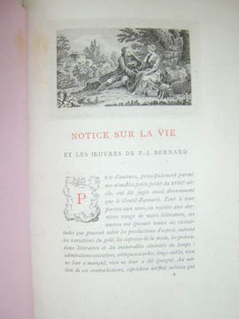 Poésies de Gentil-Bernard [ Exemplaire sur Chine ]. GENTIL-BERNARD