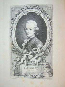 Poésies diverses de Gilbert  [ Exemplaire sur Chine ]. GILBERT