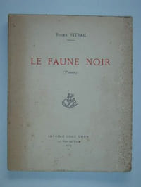 Le Faune Noir. (Poème) [ Livre dédicacé par l'auteur ]