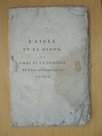 L'Aigle et le Hibou ou l'Ami de la Lumière et l'Ami des ténèbres.