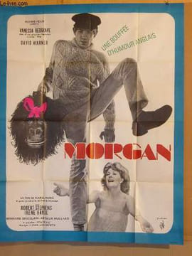 AFFICHE DE CINEMA - MORGAN. VANESSA REDGRAVE - DAVID WARNER
