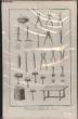 GRAVURE 18EME SIECLE - PLANCHES ORIGINALES DE L'ENCYCLOPEDIE DIDEROT D'ALEMBERT IN FOLIO - N&deg;6 - FLEURISTE ARTIFICIEL - OUTILS. DIDEROT ET D'ALEMBERT