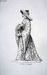 GRAVURE 19eme NOIR ET BLANC - JEANNE DE CHALONS. LACROIX PAUL