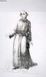 GRAVURE 19eme NOIR ET BLANC - COSTUME DE THEOPHILANTHROPES. LACROIX PAUL