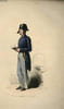 GRAVURES 19eme COULEURS - LE SEGENT DE VILLE. PAUQUIET - GERARD