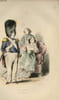 GRAVURES 19eme COULEURS - VOLTIGEURS - GARDE NATIONAL. PAUQUIET