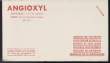 BUVARD - ANGIOXYL. LABORATOIRE DU DR ROUSSEL