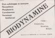 BUVARD - BIODYNAMINE. LABORATOIRE OBERLIN