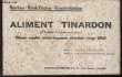 BUVARD - ALIMENT TINARDON. LABORATOIRE OBERLIN