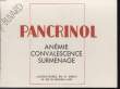 BUVARD - PANCRINOL - ANEMI - CONVALESCENCE - SURMENAGE. LABORATOIRES DU DR DEBAT