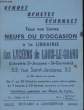 BUVARD - VENDEZ ACHETEZ ECHANGEZ TOUS VOS LIVRES NEUFS OU D'OCCASION A LA LIBRAIRIE DES LYCEENS DE LOUIS LE GRAND. LYCEEENS DE LOUIS LE GRAND