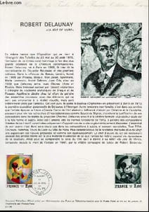 "DOCUMENT PHILATELIQUE OFFICIEL N°27-76 - ROMBERT DELAUNAY ""LA JOIE DE VIVRE"" (N°1869 YVERT ET TELLIER)"